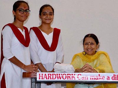 Training prog at Baps international school for girls