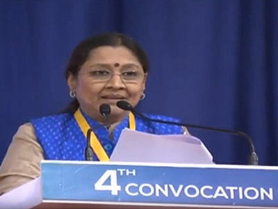 PM Modi addresses convocation ceremony of Gujarat Forensic Sciences University at Gandhinagar