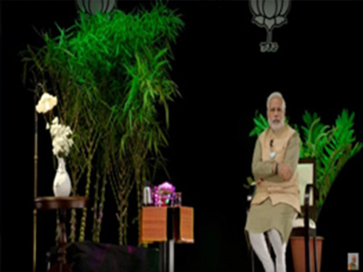 Shri Narendra Modi addressing 