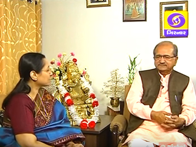 Dr. Hina Saxena meeting Cabinet Minister Bhupendrasinh Chudasama
